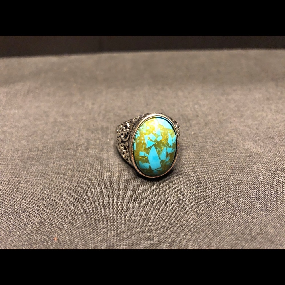 Turquoise Ring Size 9.75